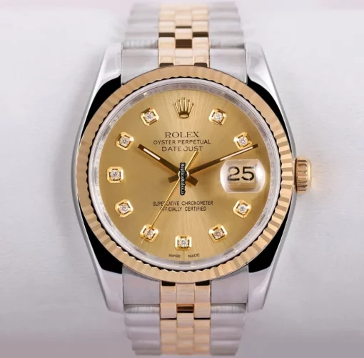 Nice Clone Rolex Datejust 116233 Automatic Movement 36mm Steel Case Mens/unisex Watch - Image 3