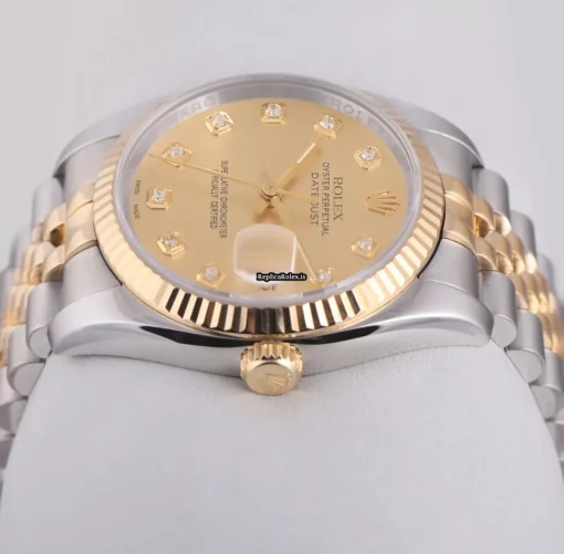 Nice Clone Rolex Datejust 116233 Automatic Movement 36mm Steel Case Mens/unisex Watch - Image 4