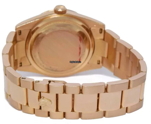 Wonderful Replica Rolex Day-date 36 118205 Automatic Movement 36mm Rose Gold Case Watch - Image 8