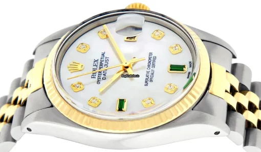 Incredible Replica Rolex Datejust 16013 Caliber 3035 Automatic Movement 36mm Gold/steel Case Mens/unisex Watch - Image 10