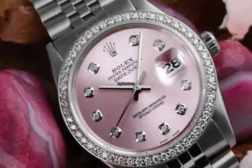 Attractive Replica Rolex Lady-datejust 68274 Automatic Movement 31mm Steel Case Womens Watch - Image 2