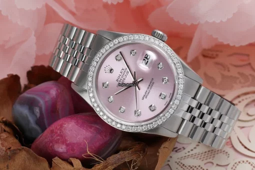 Attractive Replica Rolex Lady-datejust 68274 Automatic Movement 31mm Steel Case Womens Watch - Image 3