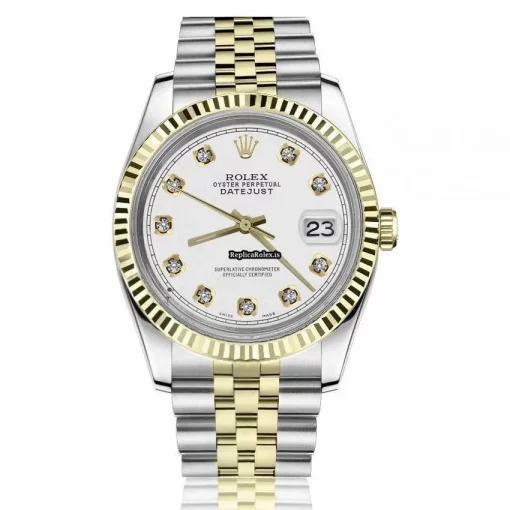 Inexpensive Replica Rolex Datejust 16013 Automatic Movement 36mm Gold/steel Case Mens/unisex Watch