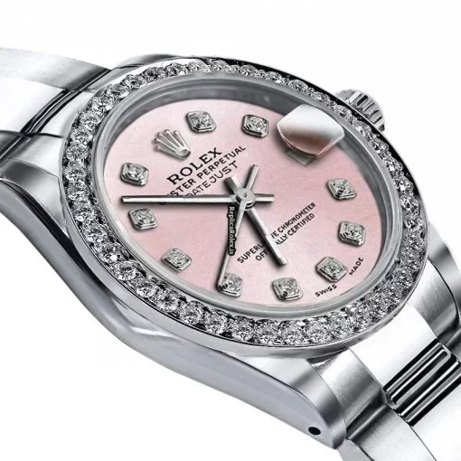 Reliable Replica Rolex Lady-datejust 68274 Automatic Movement 31mm Steel Case Womens Watch - Image 2