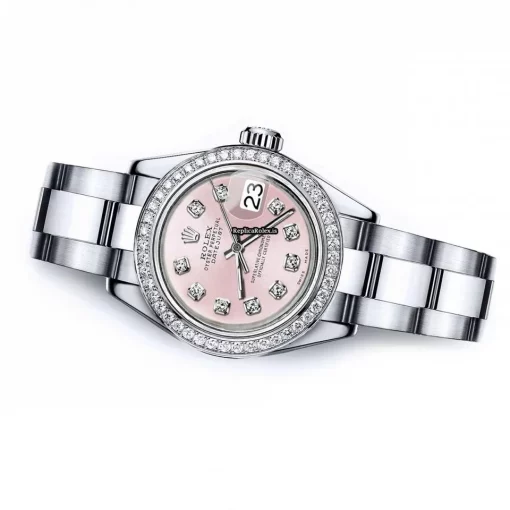 Reliable Replica Rolex Lady-datejust 68274 Automatic Movement 31mm Steel Case Womens Watch - Image 3