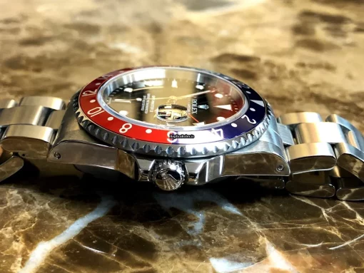 Incredible Fake Rolex Gmt-master II 16710 Caliber 3185 Automatic Movement 40mm Steel Case Mens/unisex Watch - Image 7