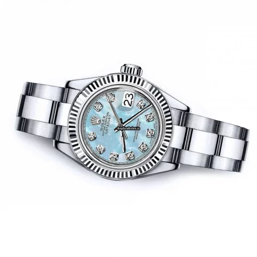 Pleasing Replica Rolex Lady-datejust 68274 Automatic Movement 26mm Steel Case Womens Watch - Image 2