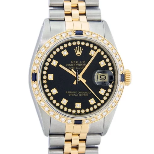 Perfect Replica Rolex Datejust 16013 Caliber 3035 Automatic Movement 36mm Gold/steel Case Mens/unisex Watch