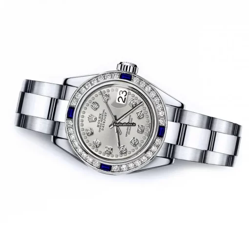 Superb Knockoff Rolex Lady-datejust 68273 Automatic Movement 31mm Steel Case Womens Watch - Image 2