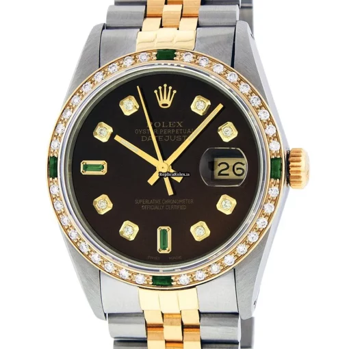 Amazing Copies Rolex Datejust 16013 Caliber 3035 Automatic Movement 36mm Gold/steel Case Mens/unisex Watch