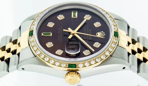 Amazing Copies Rolex Datejust 16013 Caliber 3035 Automatic Movement 36mm Gold/steel Case Mens/unisex Watch - Image 11