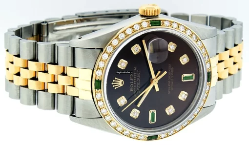 Amazing Copies Rolex Datejust 16013 Caliber 3035 Automatic Movement 36mm Gold/steel Case Mens/unisex Watch - Image 3
