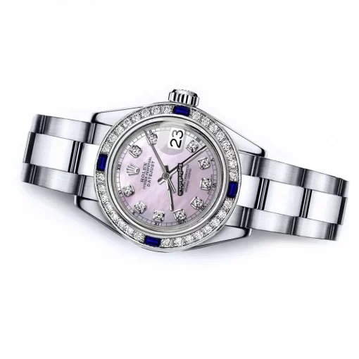 Luxury Fake Rolex Lady-datejust 68273 Automatic Movement 31mm Steel Case Womens Watch - Image 2