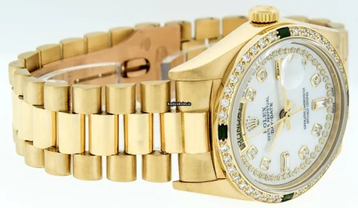 Great Replica Rolex Day-date 36 18038 Caliber 3055 Automatic Movement 36mm Yellow Gold Case Mens/unisex Watch - Image 3