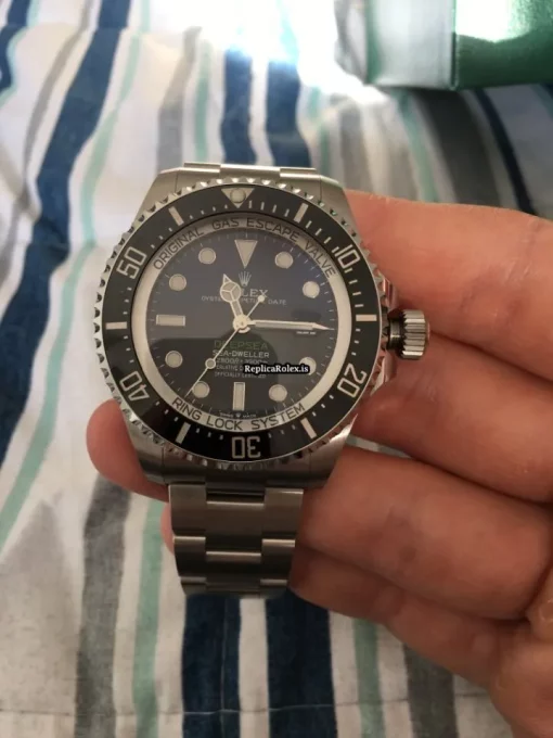 Pleasing Replica Rolex Sea-dweller Deepsea 126660 Caliber 3235 Automatic Movement 44mm Steel Case Mens/unisex Watch - Image 11