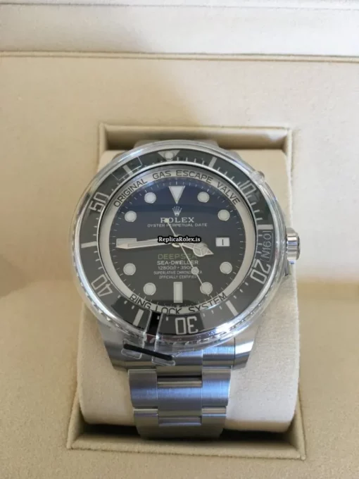 Pleasing Replica Rolex Sea-dweller Deepsea 126660 Caliber 3235 Automatic Movement 44mm Steel Case Mens/unisex Watch - Image 2