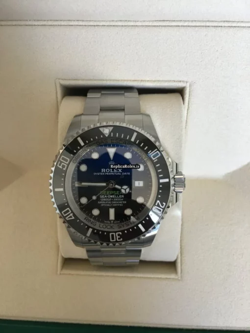 Pleasing Replica Rolex Sea-dweller Deepsea 126660 Caliber 3235 Automatic Movement 44mm Steel Case Mens/unisex Watch - Image 3