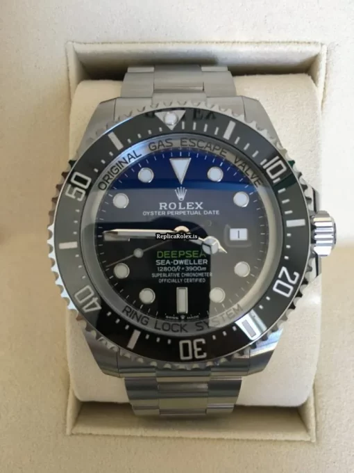 Pleasing Replica Rolex Sea-dweller Deepsea 126660 Caliber 3235 Automatic Movement 44mm Steel Case Mens/unisex Watch - Image 4