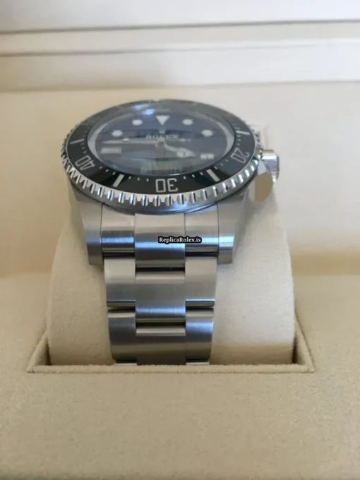 Pleasing Replica Rolex Sea-dweller Deepsea 126660 Caliber 3235 Automatic Movement 44mm Steel Case Mens/unisex Watch - Image 5