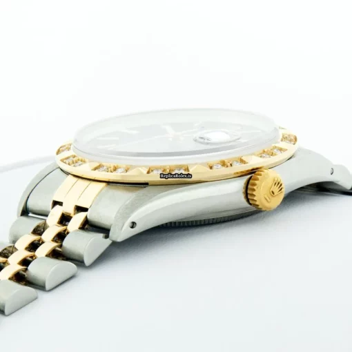 Pleasing Fake Rolex Datejust 16013 Caliber 3035 Automatic Movement 36mm Gold/steel Case Mens/unisex Watch - Image 11