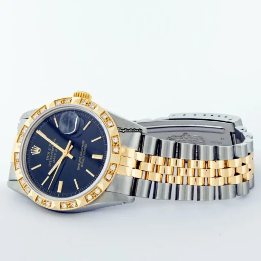 Pleasing Fake Rolex Datejust 16013 Caliber 3035 Automatic Movement 36mm Gold/steel Case Mens/unisex Watch - Image 5
