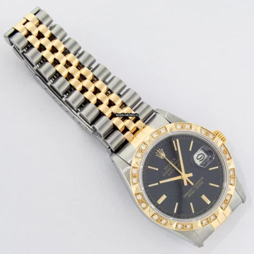 Pleasing Fake Rolex Datejust 16013 Caliber 3035 Automatic Movement 36mm Gold/steel Case Mens/unisex Watch - Image 6