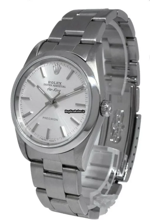 Good Replica Rolex Air King Precision 14000m Automatic Movement 34mm Steel Case Mens/unisex Watch - Image 11