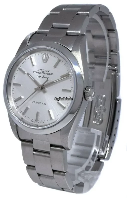 Good Replica Rolex Air King Precision 14000m Automatic Movement 34mm Steel Case Mens/unisex Watch - Image 3