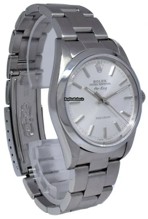 Good Replica Rolex Air King Precision 14000m Automatic Movement 34mm Steel Case Mens/unisex Watch - Image 6