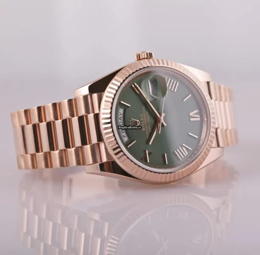 Superior Knockoff Rolex Day-date 40 228238 Automatic Movement 40mm Rose Gold Case Mens/unisex Watch - Image 3