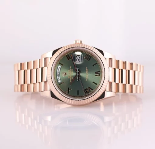 Superior Knockoff Rolex Day-date 40 228238 Automatic Movement 40mm Rose Gold Case Mens/unisex Watch - Image 7