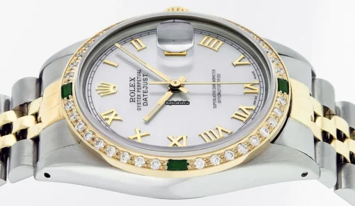 Wonderful Replica Rolex Datejust 16013 Caliber 3035 Automatic Movement 36mm Gold/steel Case Mens/unisex Watch - Image 10