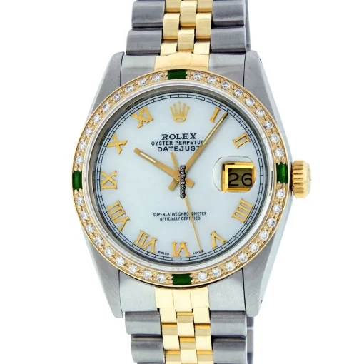 Wonderful Replica Rolex Datejust 16013 Caliber 3035 Automatic Movement 36mm Gold/steel Case Mens/unisex Watch - Image 2