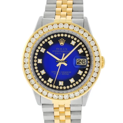 Fabulous Replica Rolex Datejust 16013 Caliber 3035 Automatic Movement 36mm Gold/steel Case Mens/unisex Watch - Image 2