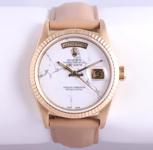 Amazing Replica Rolex Day-date 36 18038 Automatic Movement 36mm Yellow Gold Case Mens/unisex Watch