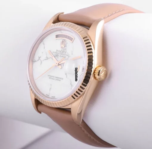 Amazing Replica Rolex Day-date 36 18038 Automatic Movement 36mm Yellow Gold Case Mens/unisex Watch - Image 2