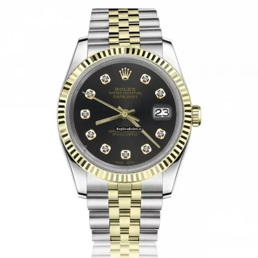 Amazing Replica Rolex Lady-datejust 69173 Automatic Movement 26mm Gold/steel Case Womens Watch