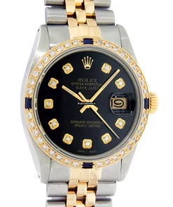 Swiss Fake Rolex Datejust 16013 Caliber 3035 Automatic Movement 36mm Gold/steel Case Mens/unisex Watch
