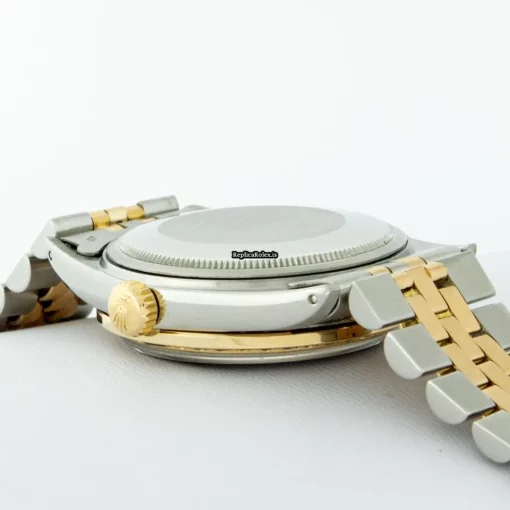 Swiss Fake Rolex Datejust 16013 Caliber 3035 Automatic Movement 36mm Gold/steel Case Mens/unisex Watch - Image 12