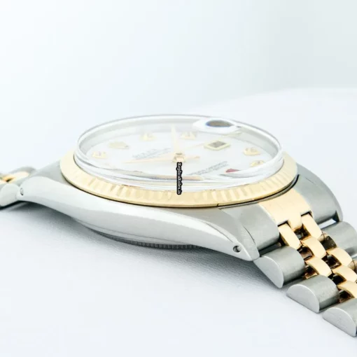 Great Fake Rolex Datejust 16013 Caliber 3035 Automatic Movement 36mm Gold/steel Case Mens/unisex Watch - Image 11