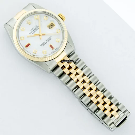 Great Fake Rolex Datejust 16013 Caliber 3035 Automatic Movement 36mm Gold/steel Case Mens/unisex Watch - Image 6