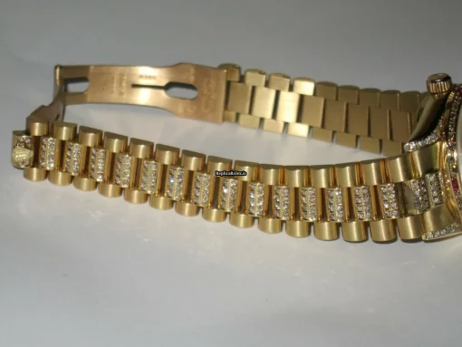 Nice Replica Rolex Datejust Self Winding Automatic 31mm Yellow Gold Case Womens Watch - Image 7