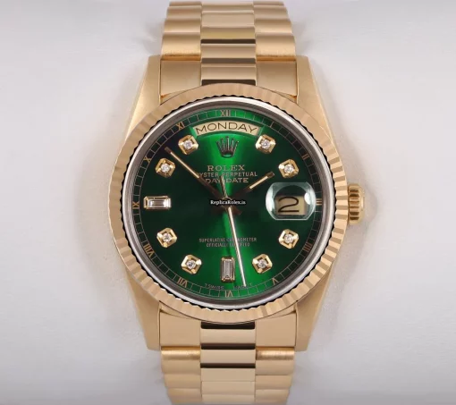 Appealing Replica Rolex Day-date 36 18238 Automatic Movement 36mm Yellow Gold Case Mens/unisex Watch - Image 2