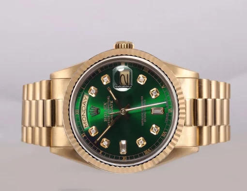 Appealing Replica Rolex Day-date 36 18238 Automatic Movement 36mm Yellow Gold Case Mens/unisex Watch - Image 4