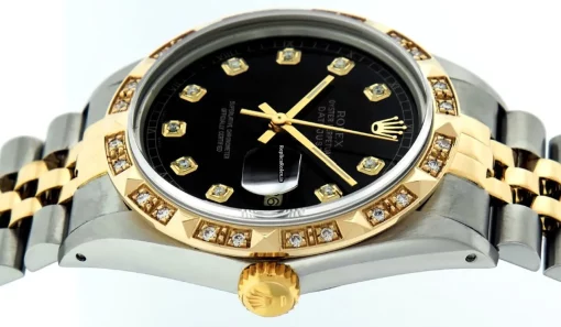 Fantastic Fake Rolex Datejust 16013 Caliber 3035 Automatic Movement 36mm Gold/steel Case Mens/unisex Watch - Image 14