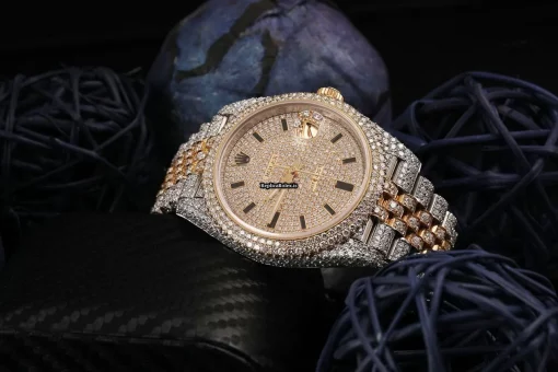 Amazing Replica Rolex Datejust 126303 Automatic Movement 41mm Gold/steel Case Mens/unisex Watch - Image 3