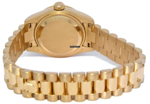 High Quality Fake Rolex Lady-datejust 179138 Automatic Movement 26mm Yellow Gold Case Womens Watch - Image 10