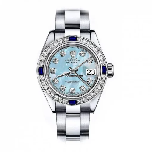 Cool Replica Rolex Oyster Perpetual Lady Date 69160 Automatic Movement 26mm Steel Case Womens Watch