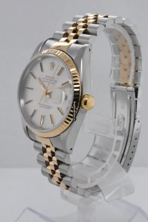 Superb Fake Rolex Datejust 16233 Caliber 3135 Automatic Movement 36mm Gold/steel Case Mens/unisex Watch - Image 2