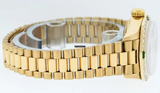 Top Replica Rolex Lady-datejust 69178 Caliber 2135 Automatic Movement 26mm Yellow Gold Case Womens Watch - Image 4